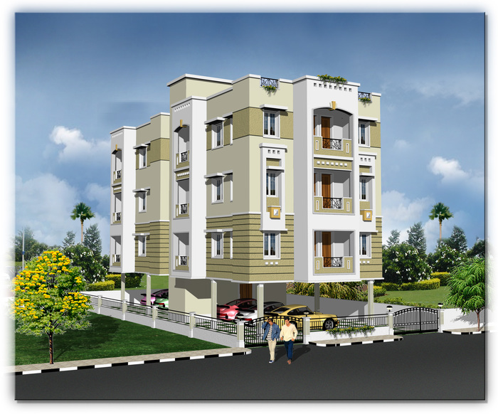  flats for sale of MaruthiRam Constructions 401-Sri Sai Residency,Plot No 4,  Vijayanagar Colony,Allwyn ColonyRoad, - Photo 4 of 11
