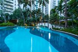 Swimming Pool Chatrium Residence Sathon Bangkok 291 Soi Naradhiwas Rajanagarindra 24,Yannawa, Sathorn, Bangkok, Thailand 10120 