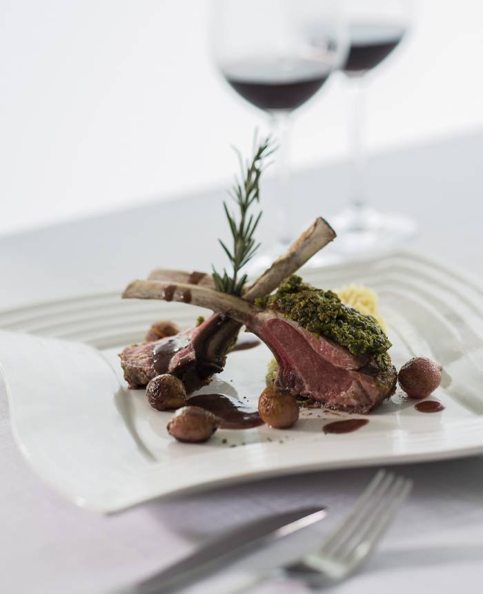 <br />
Prego - Pistachio crusted Australian lamb rack with sweet and sour shallot and mashed potato<br />
Food & Beverage of Crowne Plaza Hotel & Suites Landmark Shenzhen Number 3018, Nanhu Road - Photo 4 of 8 <br />
Prego - Pistachio crusted Australian lamb rack with sweet and sour shallot and mashed potato<br />
Food & Beverage of Crowne Plaza Hotel & Suites Landmark Shenzhen Number 3018, Nanhu Road - Photo 4 of 8
