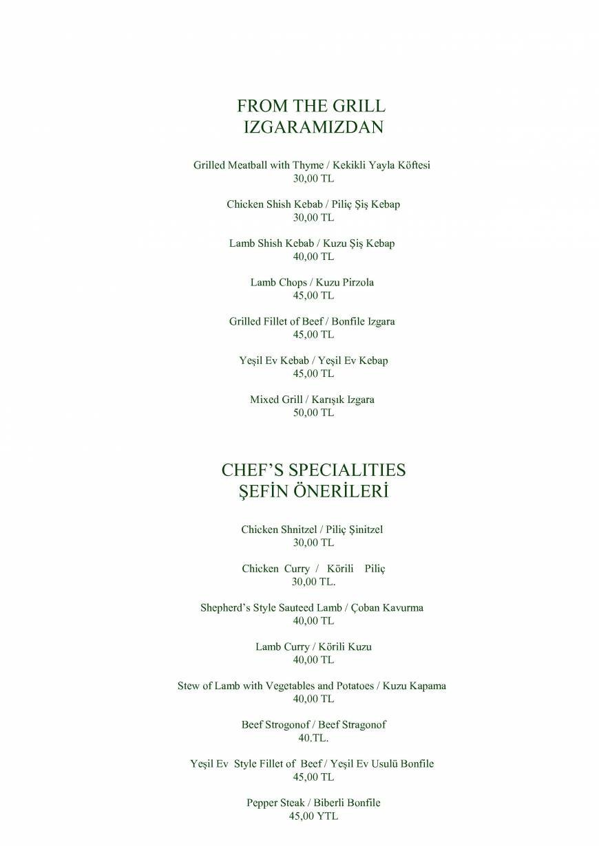  Pricelists of Yesil Ev Hotel Kabasakal Cad. no:5 Sultanahmet - Photo 3 of 4