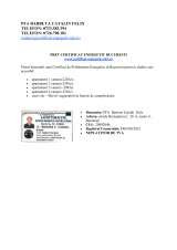Menus & Prices, PFA Barbuta Catalin Felix, Bucuresti