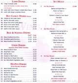 Menus & Prices, Wing Lee Chinese Takeaway, Sydenham