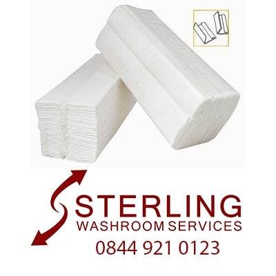C Fold Paper Hand Towels Paper Hand Towels & Dispensers of Sterling Washroom Services Ltd 2 Goldcrest Industrial Estate, Driberg Way - Photo 2 of 4