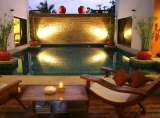 Pool at dusk Evergreen Boutique Hotel Hua Hin Soi 47 