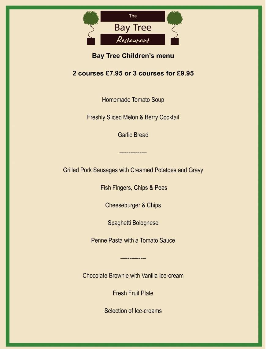  Pricelists of The Bay Tree Restaurant East Grinstead The Felbridge Hotel & Spa  London Road - Photo 5 of 6