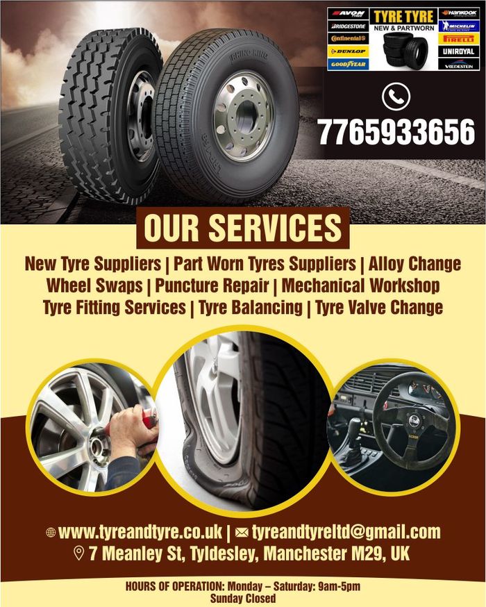  Profile Photos of Tyre and Tyre Ltd |  New tyre suppliers Tyldesley 7 Meanley St, Tyldesley, Manchester M29, UK - Photo 1 of 1