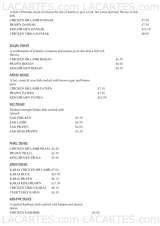 Menus & Prices, T Raj Tandoori Restaurant, Coulsdon