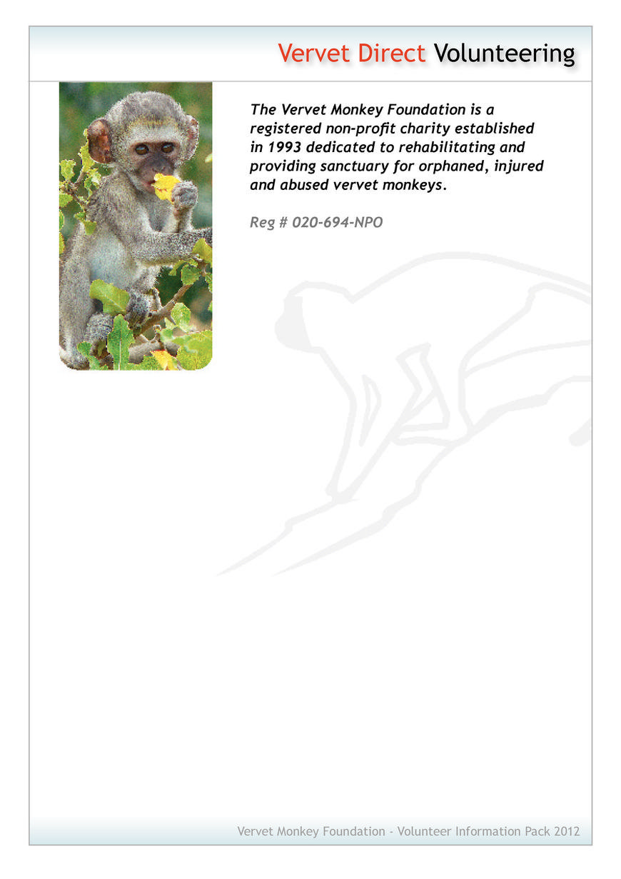  Pricelists of Vervet Monkey Foundation Vervet Monkey Foundation Plot 35 California Tarentaalrand - Photo 2 of 18