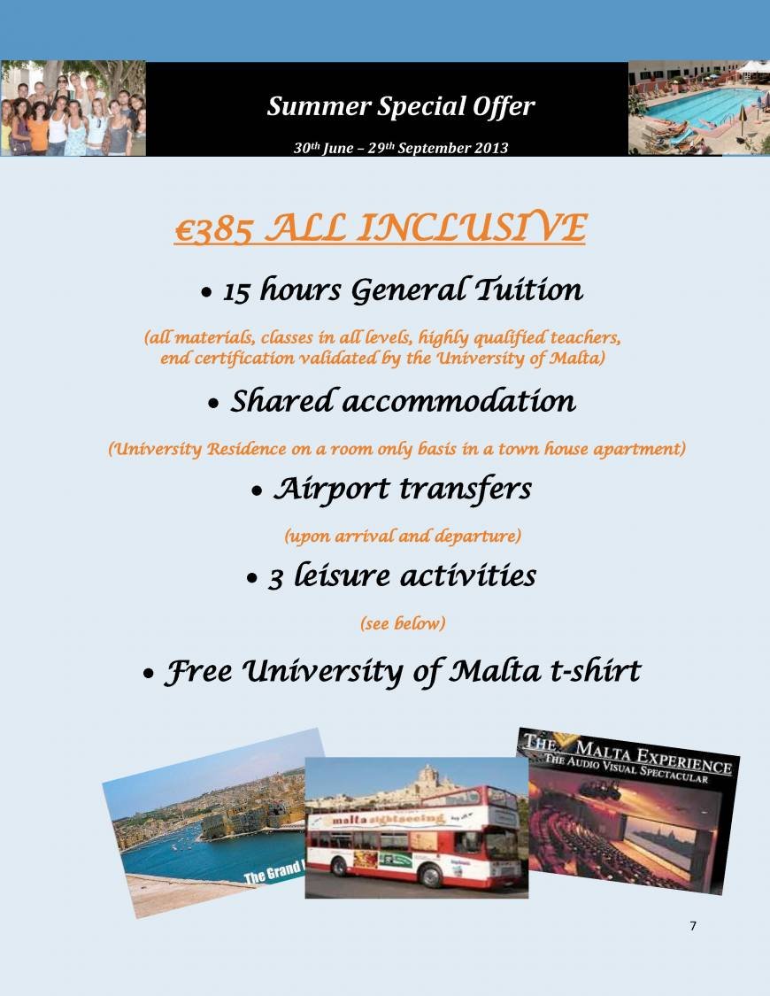  Pricelists of Malta University Language School Guze Debono Square - Photo 9 of 25