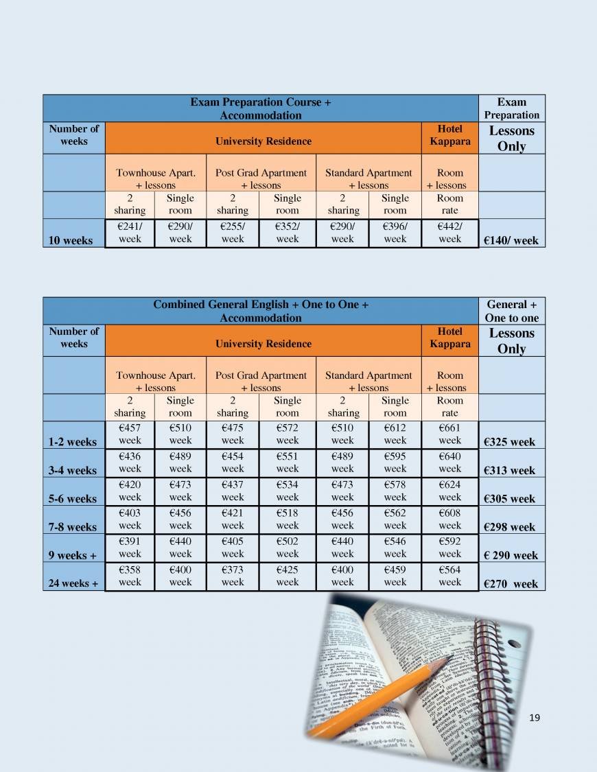  Pricelists of Malta University Language School Guze Debono Square - Photo 20 of 25