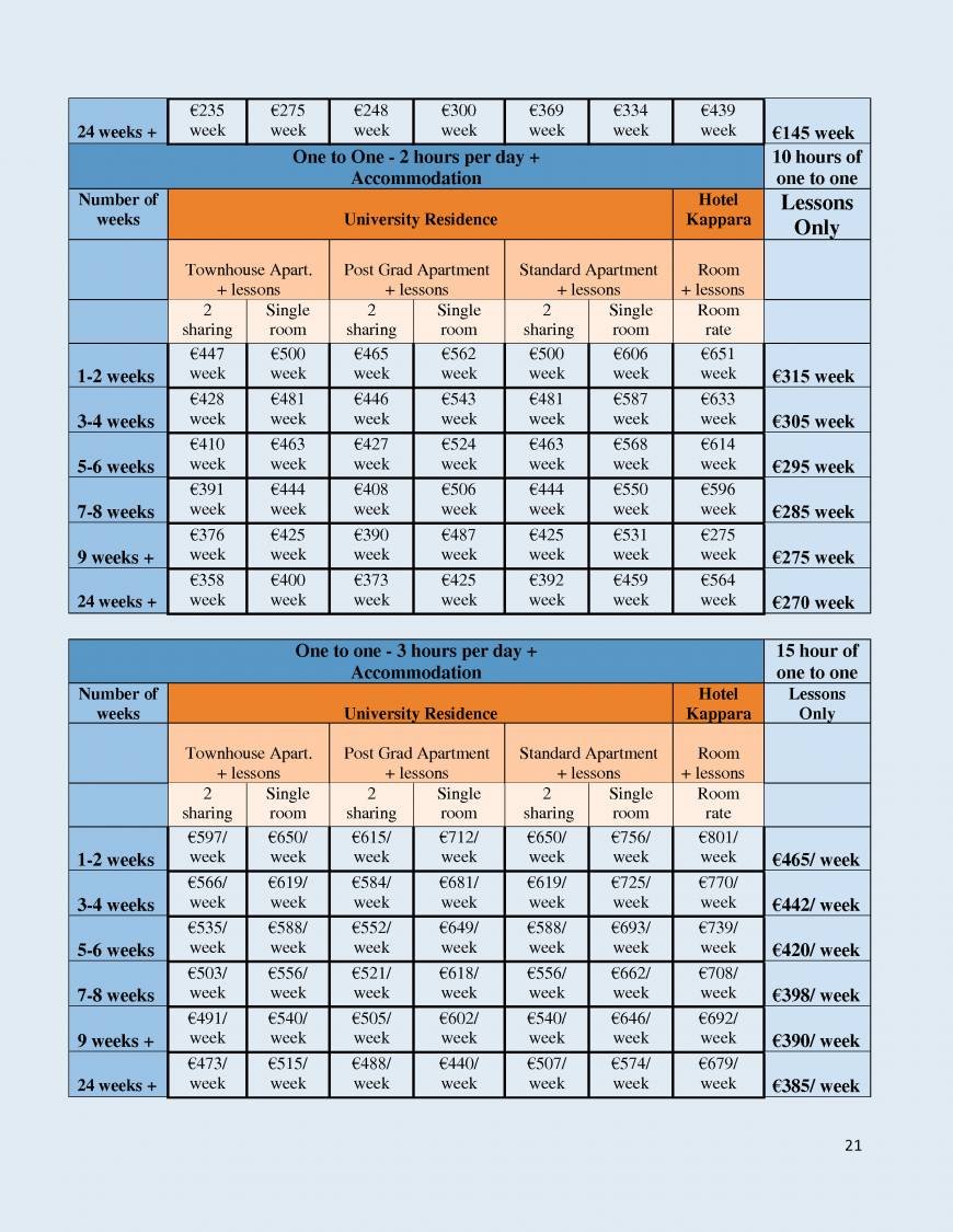  Pricelists of Malta University Language School Guze Debono Square - Photo 25 of 25