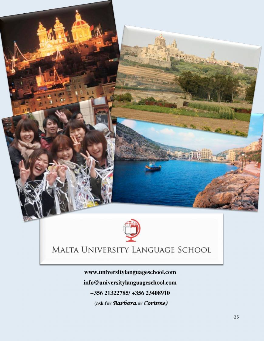  Pricelists of Malta University Language School Guze Debono Square - Photo 14 of 25