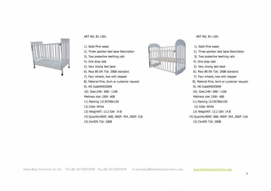  Pricelists of Smile Baby  Furniture Co.,ltd luquan city,shangzhuang Town,longquan garden - Photo 31 of 49
