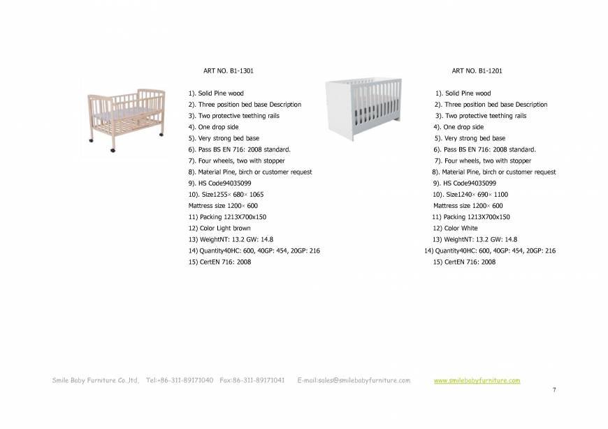  Pricelists of Smile Baby  Furniture Co.,ltd luquan city,shangzhuang Town,longquan garden - Photo 32 of 49