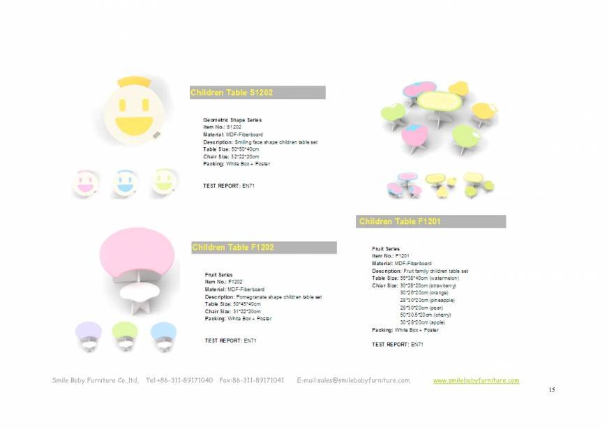  Pricelists of Smile Baby  Furniture Co.,ltd luquan city,shangzhuang Town,longquan garden - Photo 40 of 49