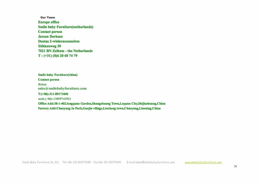 Pricelists of Smile Baby  Furniture Co.,ltd luquan city,shangzhuang Town,longquan garden - Photo 2 of 49