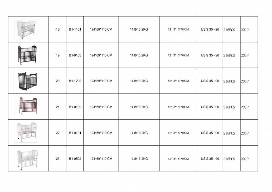  Pricelists of Smile Baby  Furniture Co.,ltd luquan city,shangzhuang Town,longquan garden - Photo 6 of 49