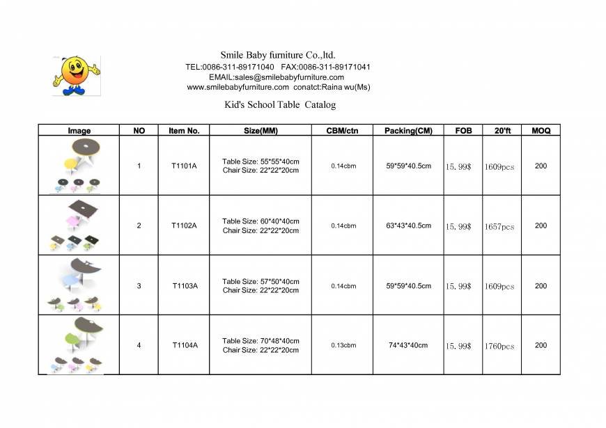  Pricelists of Smile Baby  Furniture Co.,ltd luquan city,shangzhuang Town,longquan garden - Photo 8 of 49