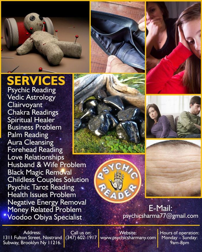  Profile Photos of Psychic Sharma NY | Healing Centre BROOKLYN 1311 FULTON STREET, NOSTRAND SUBWAY - Photo 1 of 1