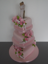 true love wedding cake, Dream Wedding Creations, Heald Green, Cheadle