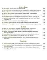 Menus & Prices, El Olivo, London