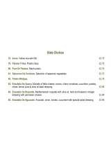 Menus & Prices, El Olivo, London