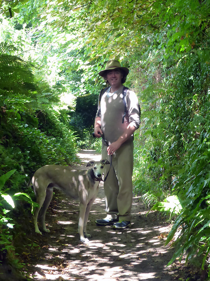 Flynn, taking me for a walk. Happy dogs, and a happy dog walker of Happy Dog Club - Dog Walking Services in Bristol 321 Canford Lane, Westbury-on-Trym - Photo 6 of 10