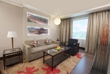Suite Living Room at Hilton Garden Inn New Delhi/Saket Hilton Garden Inn New Delhi/Saket A4 DLF Avenue, Saket District Centre 