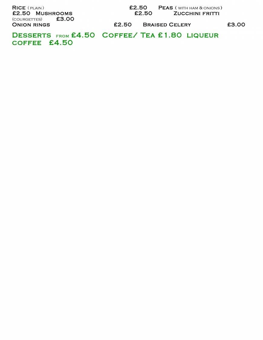  Pricelists of Umberto Ristorante Italiano 361 Ley Street - Photo 3 of 5