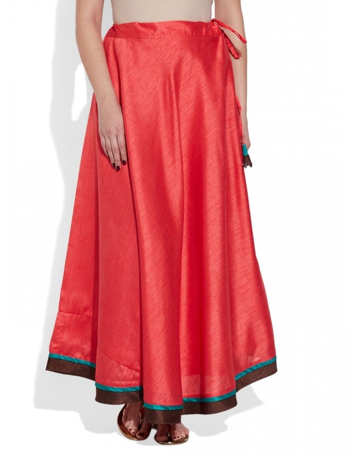 faux silk plain skirt Women's Clothing of VeryMe- Trends with Tradition 142, Mohiyal Colony, Opp. Sector 31, Behind MMI School - Photo 9 of 11