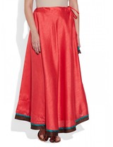 faux silk plain skirt, VeryMe- Trends with Tradition, Gurgaon