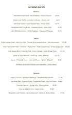 Menus & Prices, Nomis Restaurant Bridgnorth, Bridgnorth