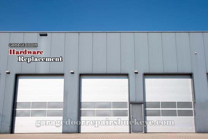 Garage Door Hardware Replacement Garage Door Repair of Buckeye Garage & Opener 25735 W St Charles Ct - Photo 3 of 12