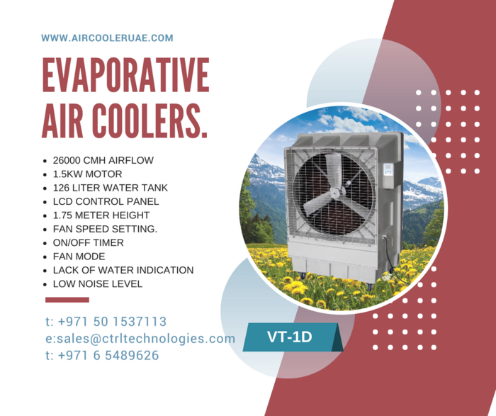  Air cooler. Desert cooler. Outdoor cooler. of Control Technologies Mohammed Al Mulla Tower, Al Ittihad Rd, Sharjah, UAE - Photo 6 of 21