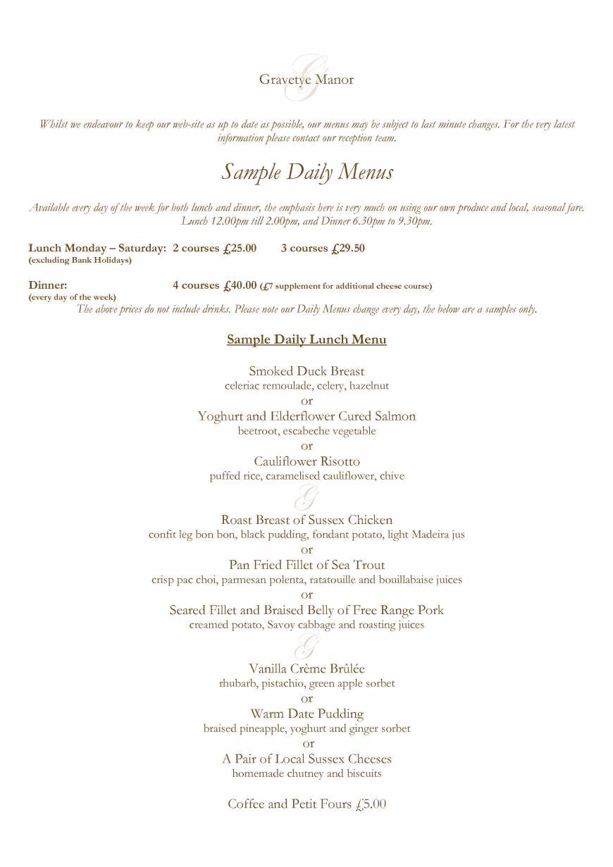  Pricelists of Gravetye Manor Hotel and Restaurant Vowels Lane - Photo 31 of 32