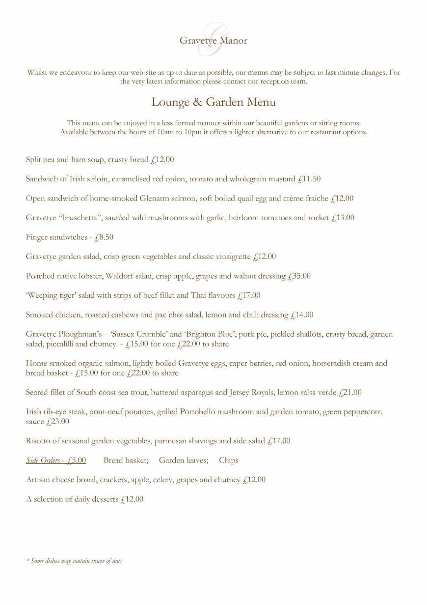  Pricelists of Gravetye Manor Hotel and Restaurant Vowels Lane - Photo 27 of 32