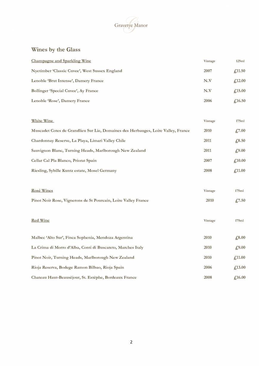  Pricelists of Gravetye Manor Hotel and Restaurant Vowels Lane - Photo 22 of 32