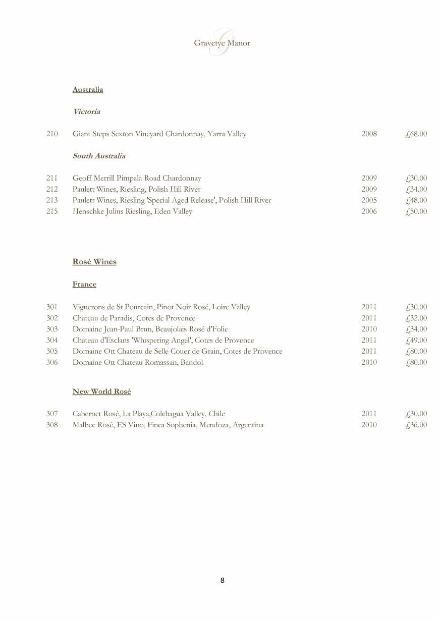  Pricelists of Gravetye Manor Hotel and Restaurant Vowels Lane - Photo 16 of 32