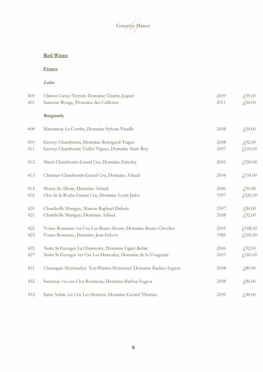  Pricelists of Gravetye Manor Hotel and Restaurant Vowels Lane - Photo 15 of 32