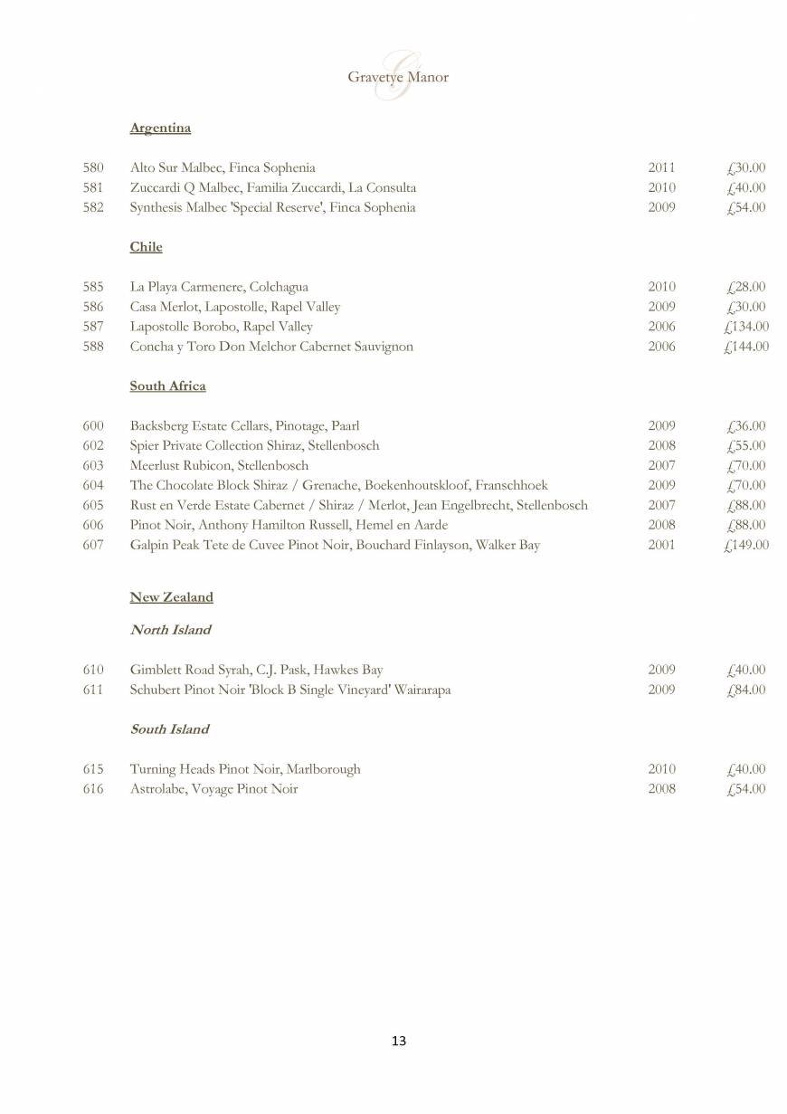  Pricelists of Gravetye Manor Hotel and Restaurant Vowels Lane - Photo 11 of 32