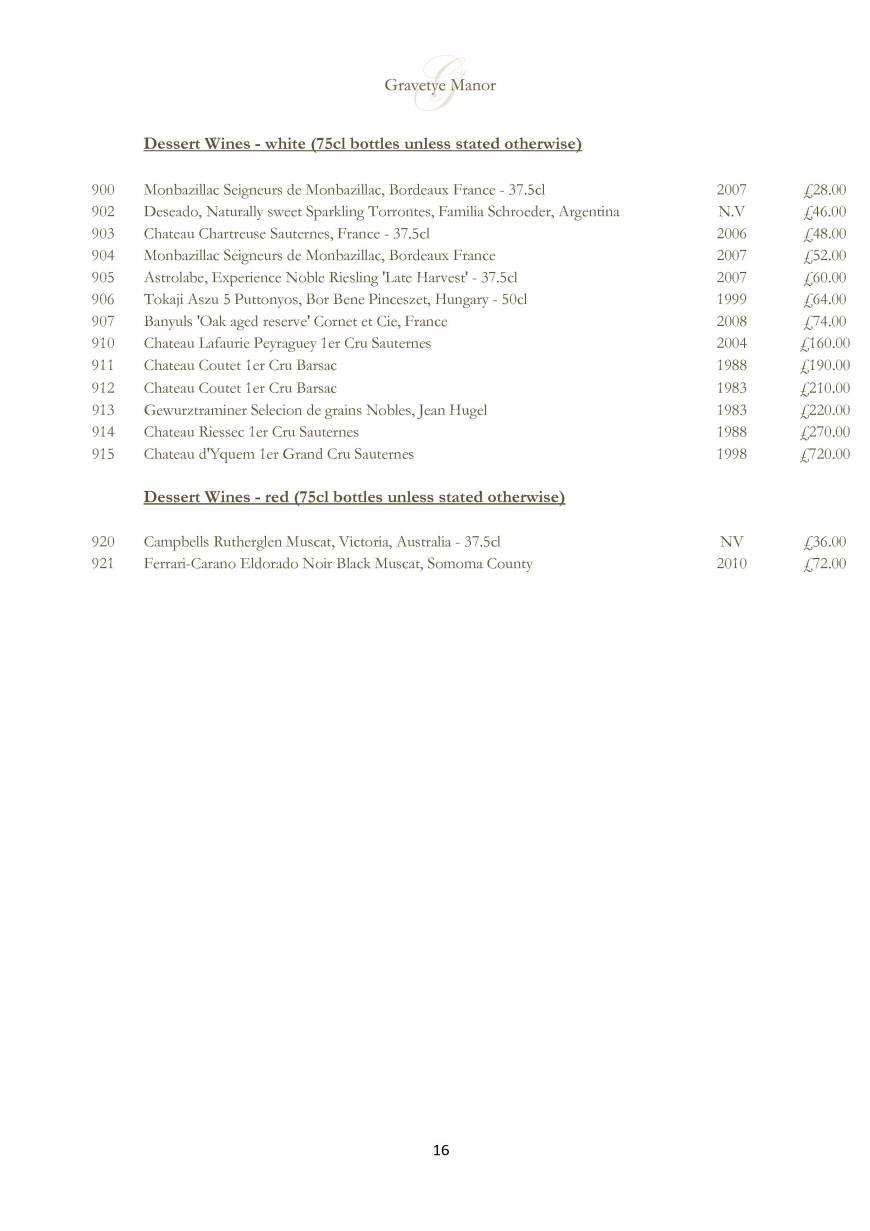  Pricelists of Gravetye Manor Hotel and Restaurant Vowels Lane - Photo 8 of 32