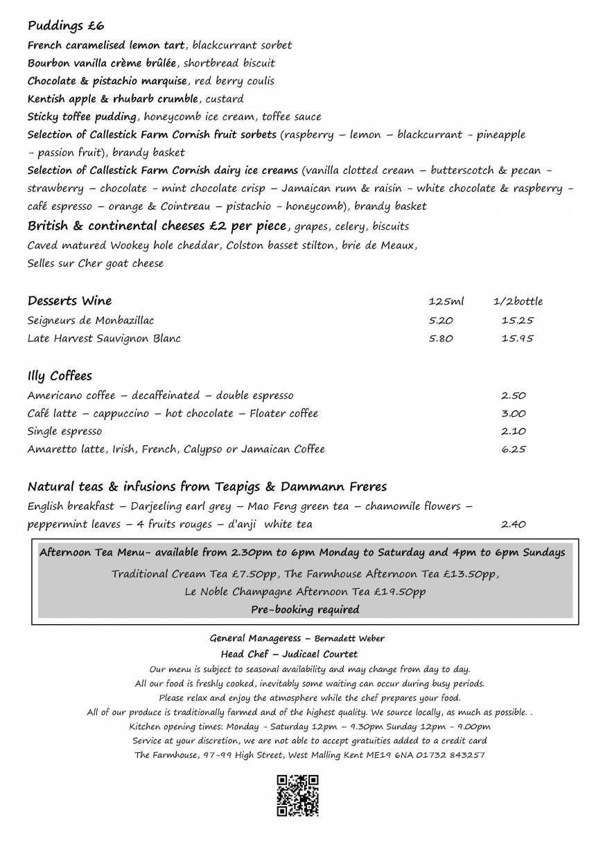  Pricelists of The Farm House 97-99 High Street - Photo 28 of 28
