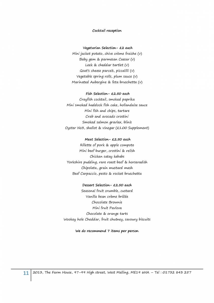  Pricelists of The Farm House 97-99 High Street - Photo 4 of 28