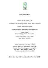 Menus & Prices, The Vineyard Pub and Restaurant, Tunbridge Wells