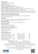 Menus & Prices, The Gun - Heathfield, Heathfield