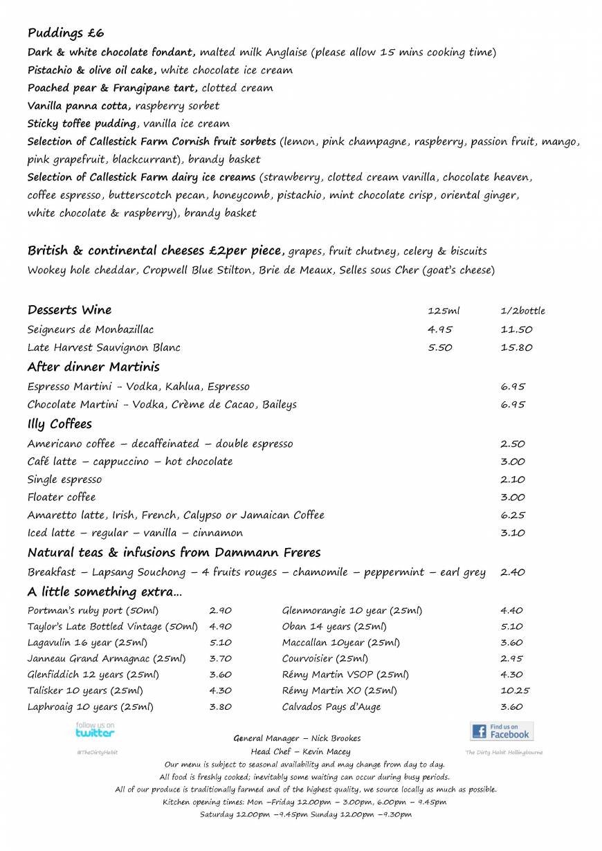  Pricelists of The Dirty Habit The Pilgrims Way, Upper Street, Hollingbourne - Photo 25 of 29
