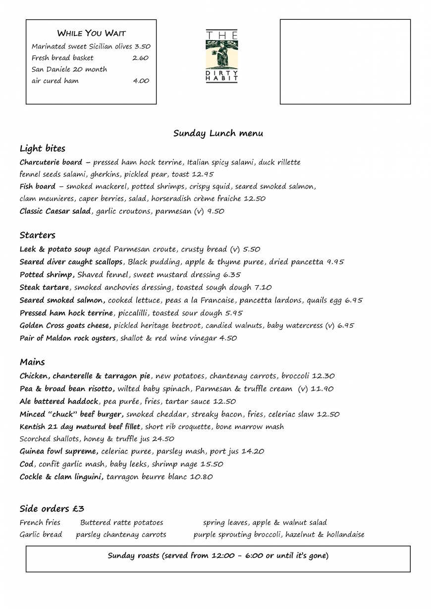  Pricelists of The Dirty Habit The Pilgrims Way, Upper Street, Hollingbourne - Photo 24 of 29
