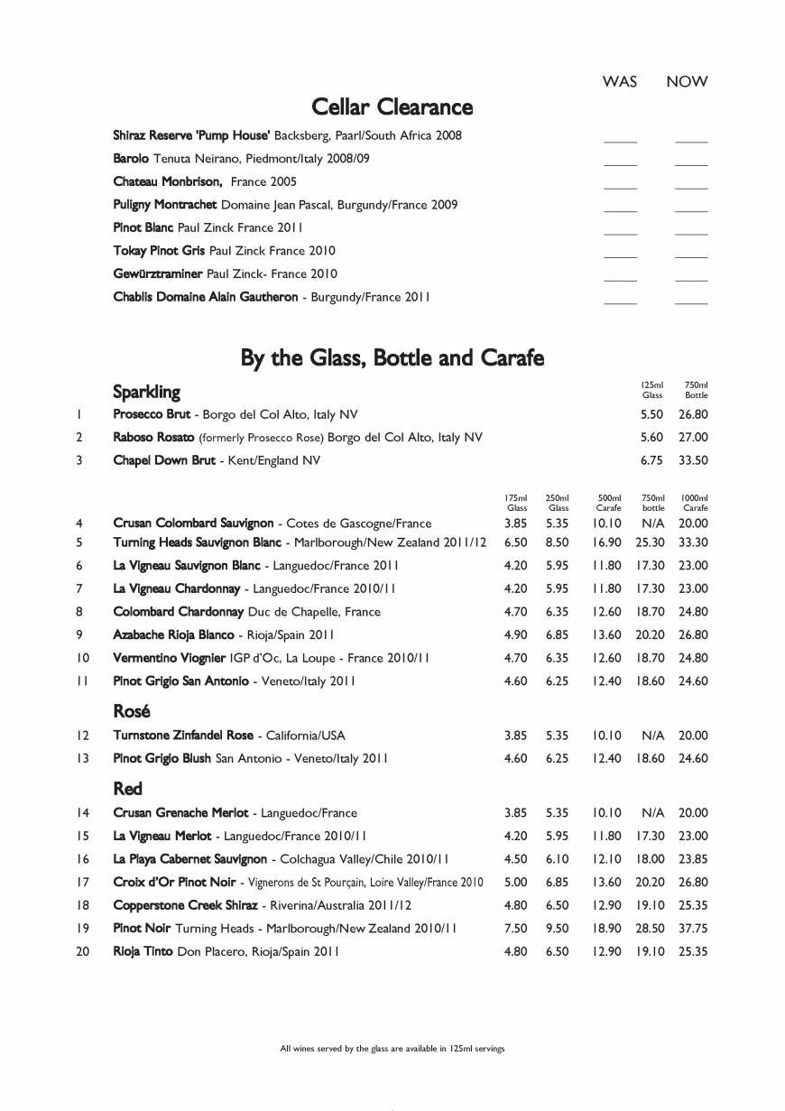  Pricelists of The Dirty Habit The Pilgrims Way, Upper Street, Hollingbourne - Photo 5 of 29