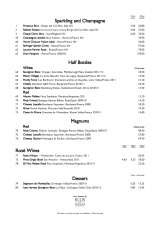 Menus & Prices, The Dirty Habit, Maidstone
