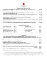 Menus & Prices, The Red Lion at Whittlesford Bridge, Whittlesford